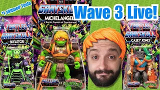 Dat Hair! Turtles of Grayskull Wave 3 Live Unboxing Replay
