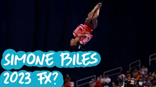 Simone Biles Potential 2023 Floor - 7.2 DV