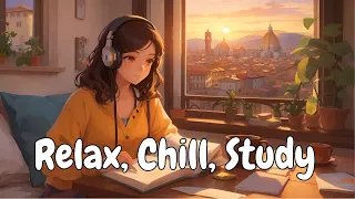 Relaxes Melodies | Inspirational Music for Study & Work 🌿 Laid-back Lofi Tunes to Enhance Focus