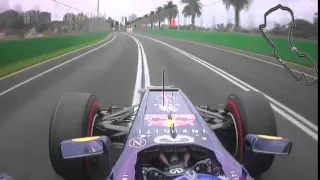 Onboard Lap around the Albert Park Grand Prix Circuit (feat. Sebastian Vettel) - #F1 2013