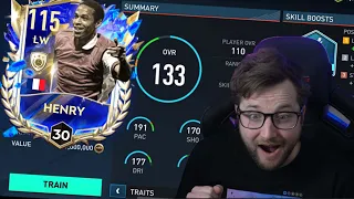 I Max Rated TOTY Event Icon Thierry Henry And He Has Over 200 Sprint Speed!! FIFA Mobile 23