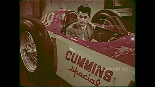 Diesel Race Car. Diesel Indy Car 1952. Cummins Diesel.