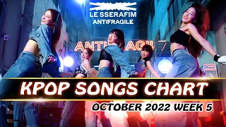 KPOP SONGS CHART | OCTOBER 2022 WEEK 5 | NEW SONG CHART