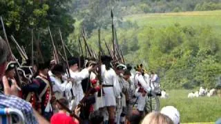 American Troops Firing Upon British Army - Battle of Monmouth Reenactment 2009