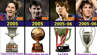 List Of Lionel Messi Carrer All Trophies & Awards 2022