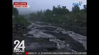 24 Oras: Ilog, natabunan ng lava na rumagasa mula sa tuktok ng Bulkang Mayon