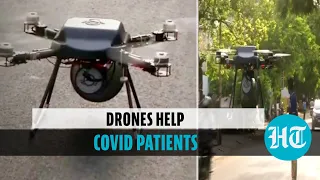 Watch: Drones used in Chennai to deliver essentials to Covid patients