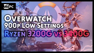 AMD Ryzen 3 3200G vs 3400G | Overwatch | Low Settings | WePC Gaming Benchmark