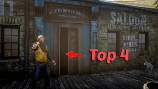 All The HIDDEN Interaction With Outlaws In Van Horn Saloon (Hidden Dialogues) - RDR2