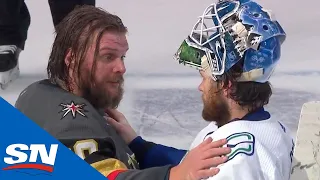 Canucks And Golden Knights Shake Hands After Incredible Series