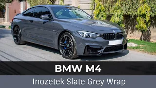 BMW M4 Wrapped in Inozetek Slate Grey