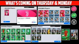 FREE C.RONALDO ON TODAY | WHAT IS COMING ON TODAY AND MONDAY | ICONIC , POTW | PES 2021 MOBILE