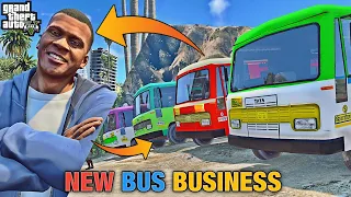 Business Ke Liye Itni Sari Buses Buy Karli 🤩 Restoration Ke Sath Profit 🔥 ( GTA 5 Mods]