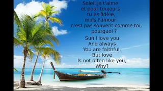 Soleil by Francoise Hardy English Lyrics French Paroles ("Sun")