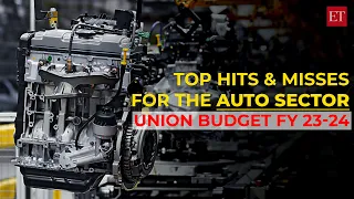 Budget 2023: Here are some of the top hits and misses for the Automobile sector