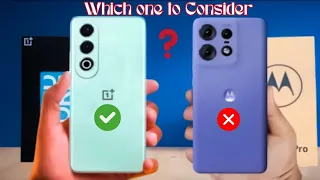 OnePlus Nord CE4 or Moto Edge 50 Pro ? The Best Comparison Video | Must Watch !