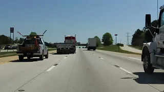 Interstate 85 - South Carolina (Exits 69 to 80) northbound