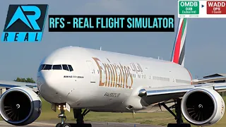 RFS - Real Flight Simulator - Dubai to  Bali || Full Flight|| B737-800 || EMIRATES || FULL HD ||