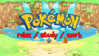 Relaxing Pokemon video game music calms your mind for study, work, sleep (w/ 1 hour mix slowed)