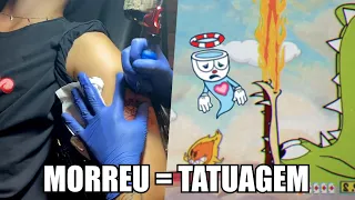 CUPHEAD, MAS SE EU PERDER VOU TATUAR O BOSS