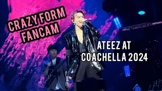 ATEEZ (에이티즈) CRAZY FORM fancam- Coachella 2024