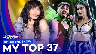 Eurovision 2023 | My Top 37 (After the Show)