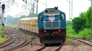 High Speed Diesel Trains on Dangerous Curve - Delhi Jaipur Line