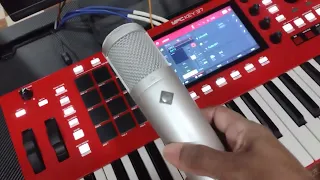 Using your condenser microphone with your MPC.