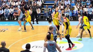 Toni Nakić de tres del CB Breogán Liga Acb, Liga Endesa (23-24) Jornada 33 Vs (MoraBanc Andorra)