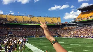 Pitt Panthers Maurice Ffrench 91 yard Kick-off return to open season - vs Albany 9/1/18