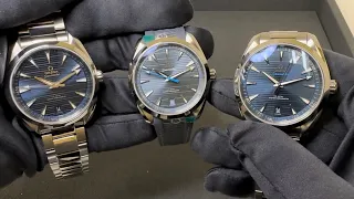 Which Blue 41mm Omega Aqua Terra?