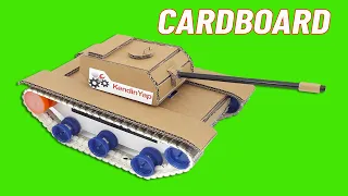 Haw To Make Cardboard Tank. DIY RC Tank