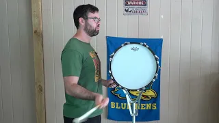 This is a 14" Marching Bass Drum