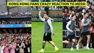 Crazy Messi Mania in Hong Kong Fans Cheering his Name