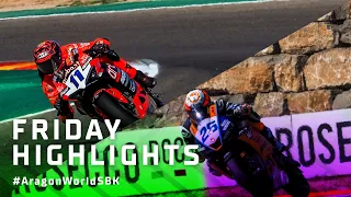 Key moments of the #WorldSSP and #WorldSSP300 Friday 🗝️ | #AragonWorldSBK