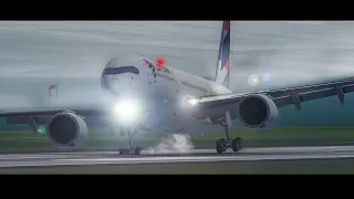 !WIND GUSTS! Turbulent Heavy Arrivals in Auckland Intl NZAA | Infinite Flight Expert Server