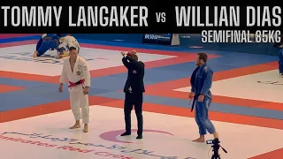 Tommy Langaker vs William Dias- Semifinal 85kg Abu Dhabi World Professional Jiu Jitsu 2021.