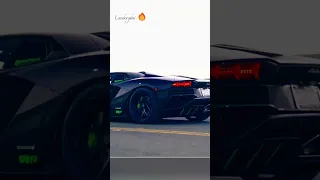 Black Lamborghini Aventador 🖤|| #shorts #lamborghini @woyshnismedia