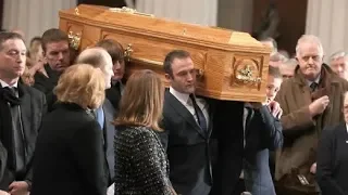 Funeral of Gay Byrne takes place in Dublin