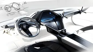 FAST & EASY Interior Car Design Sketching! with Vizcom AI!