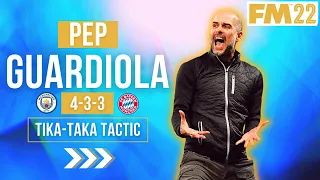 Pep Guardiola Tiki Taka MASTERCLASS FM22 TACTICS (65% AVG.POS) | FOOTBALL MANAGER 2022