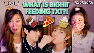 TXT: do you ever look at someone and wonder, what is bighit feeding these kids? ☆ SISTERS REACTION