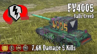 FV4005  |  7,6K Damage 5 Kills  |  WoT Blitz Replays