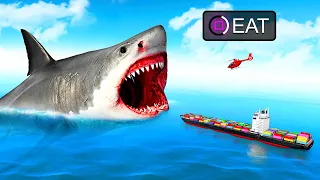 GTA 5 - PLAYING as BIGGEST SEA MONSTER!