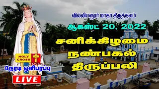 20 August 2022 @ 11.30 AM Tamil Mass | Villianur Lourdes Shrine | Holy Cross Tv | Daily Tv Mass