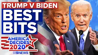 Highlights from the Trump Biden debate in Nashville | 9 News Australia