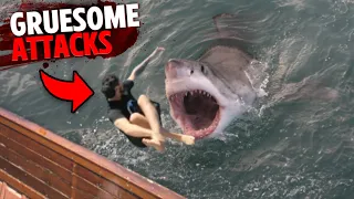 The Most GRUESOME Great White Shark Attacks MARATHON!