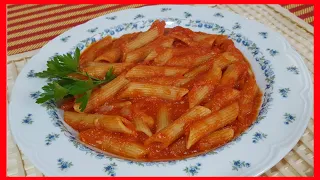 🍝 MACARRONES con Tomate Casero  y Queso 🍅 ¡SÚPER FÁCILES de preparar!