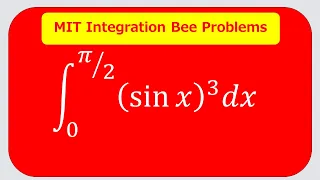 MIT Integration Bee Problems (2006 #8)