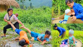 Single mother - I sat alone waiting for my mother to harvest rice,when a stranger came to get melons